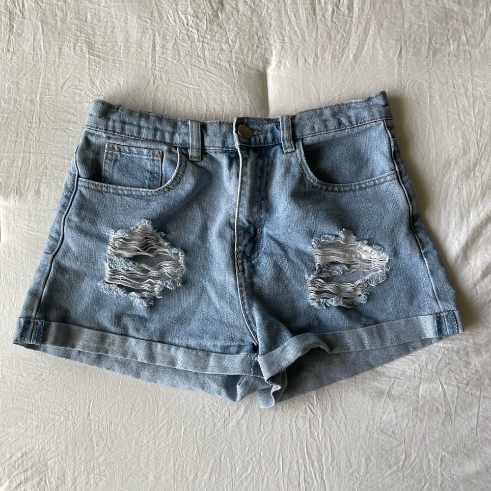 Forever 21 Light Blue Denim Jean shorts Size 27